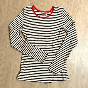 Norgaard paa stroget stripe kids shirt, size 6x